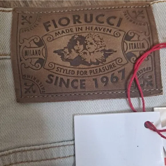 Fiorucci Lightweight Light Gray Wash Denim Pencil Skirt Size 40 Italian/ 6 US - Picture 9 of 12